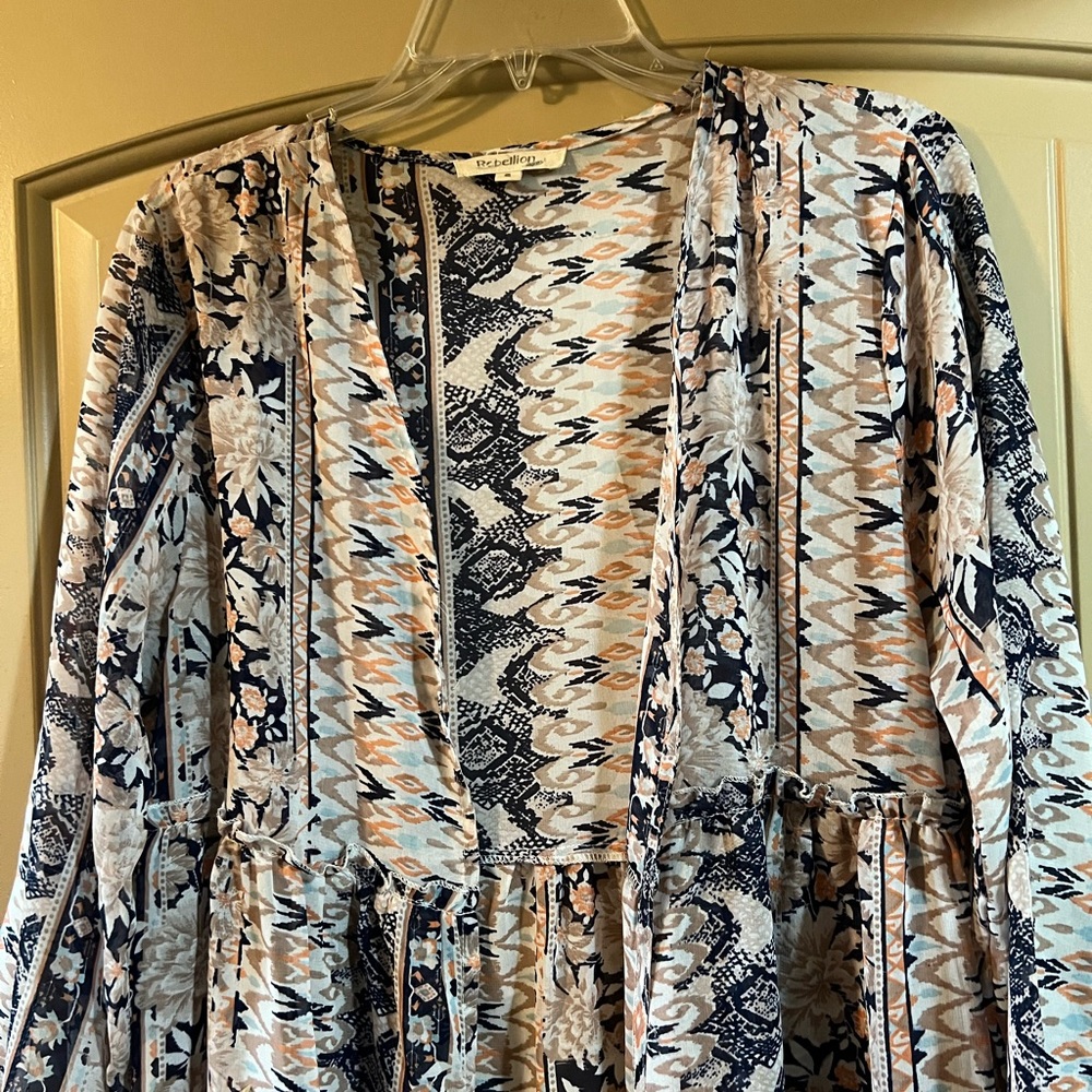 Floor Length Chiffon Top